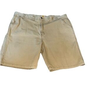 Carhartt Mens Shorts 46 Relaxed‎ Fit Tan Rugged Workwear 102514-918 Gorpcore